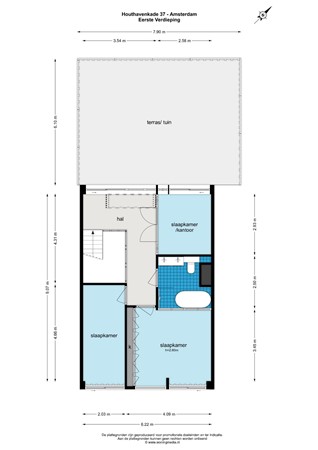 Floor plan - Houthavenkade 37, 1014 ZB Amsterdam 